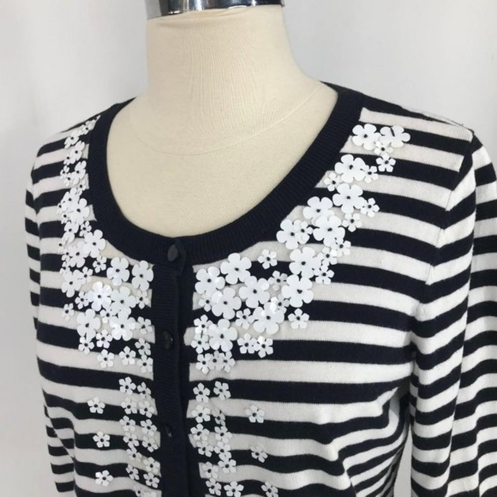 Talbots Striped Cardigan - Picture 3 of 5